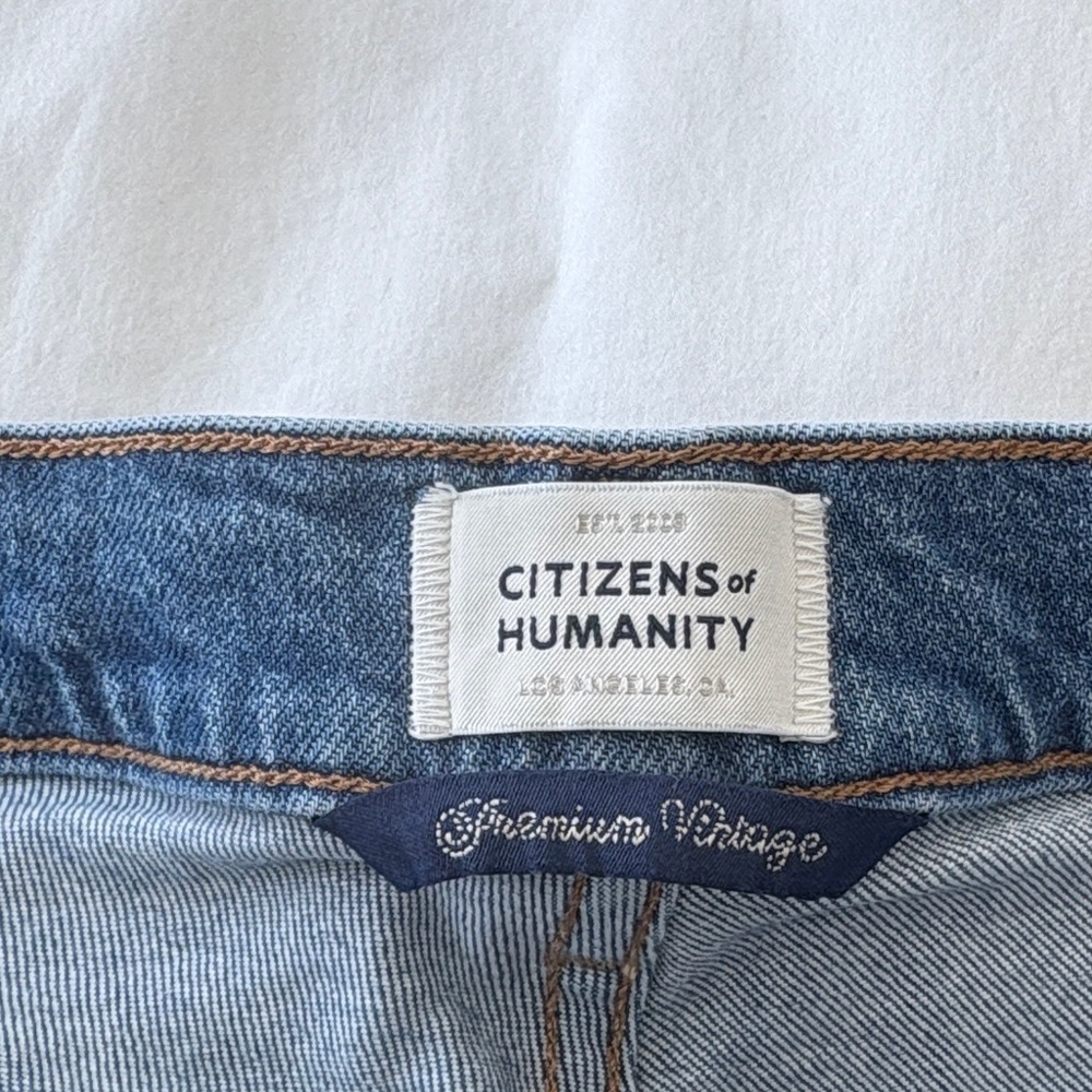 Citizens Of Humanity Loli  Blue Flare & Wide Leg Jeans - Picture 6 of 12